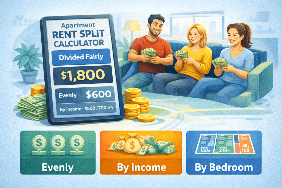 Apartment Rent Split Calculator