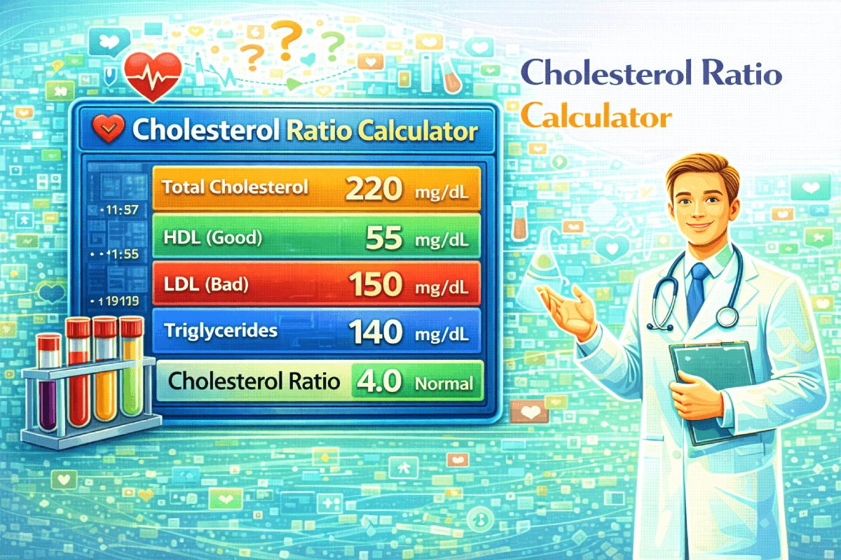 Cholesterol Ratio Calculator