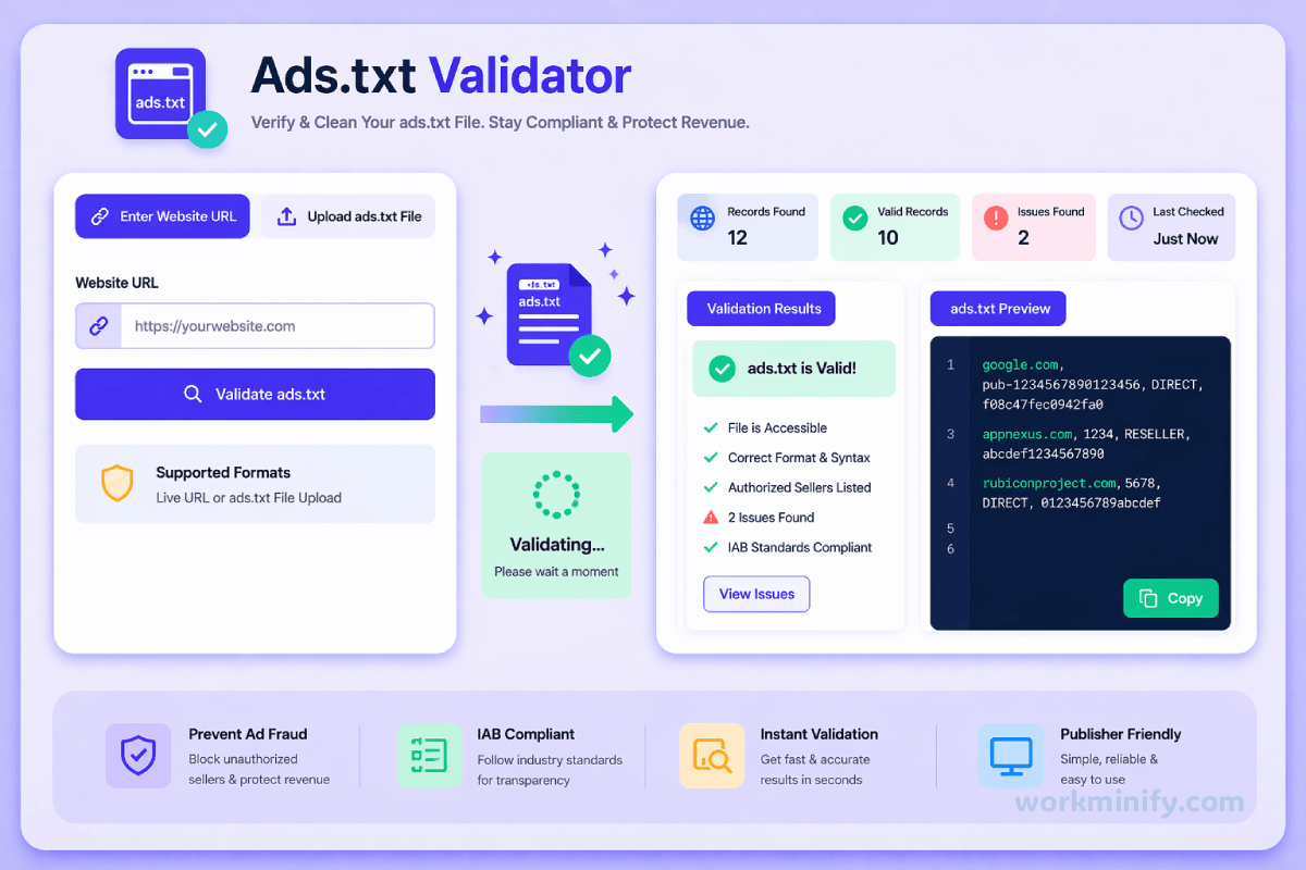 Ads.txt Validator