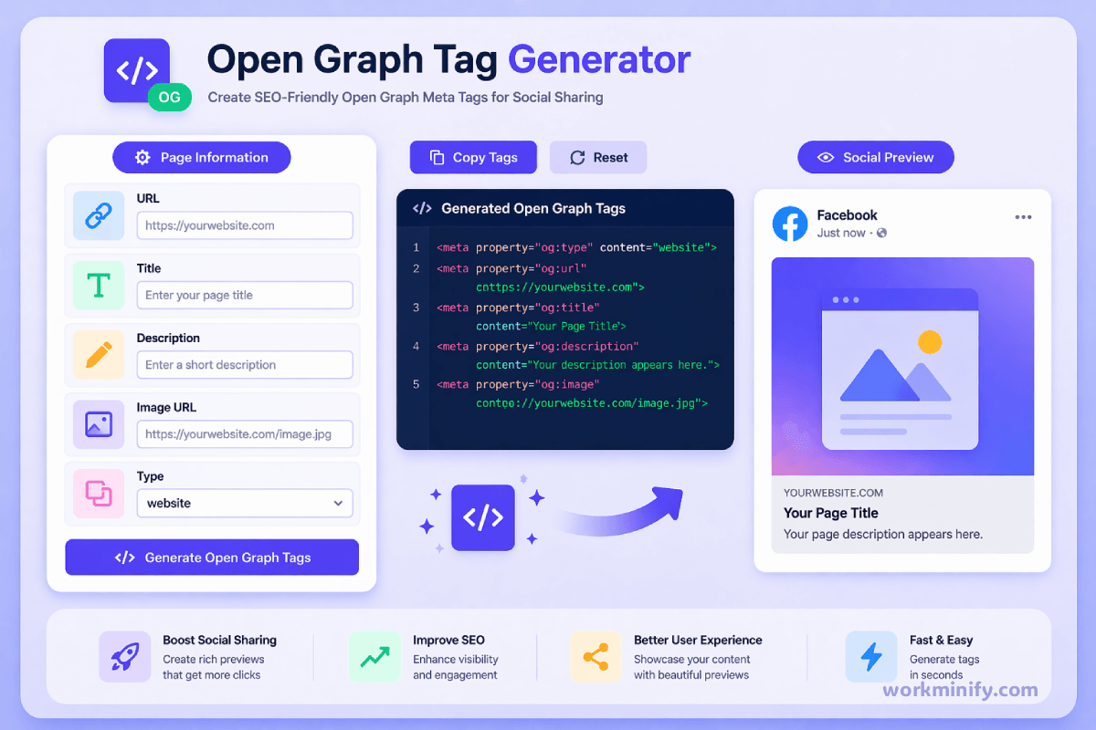 Open Graph Tag Generator