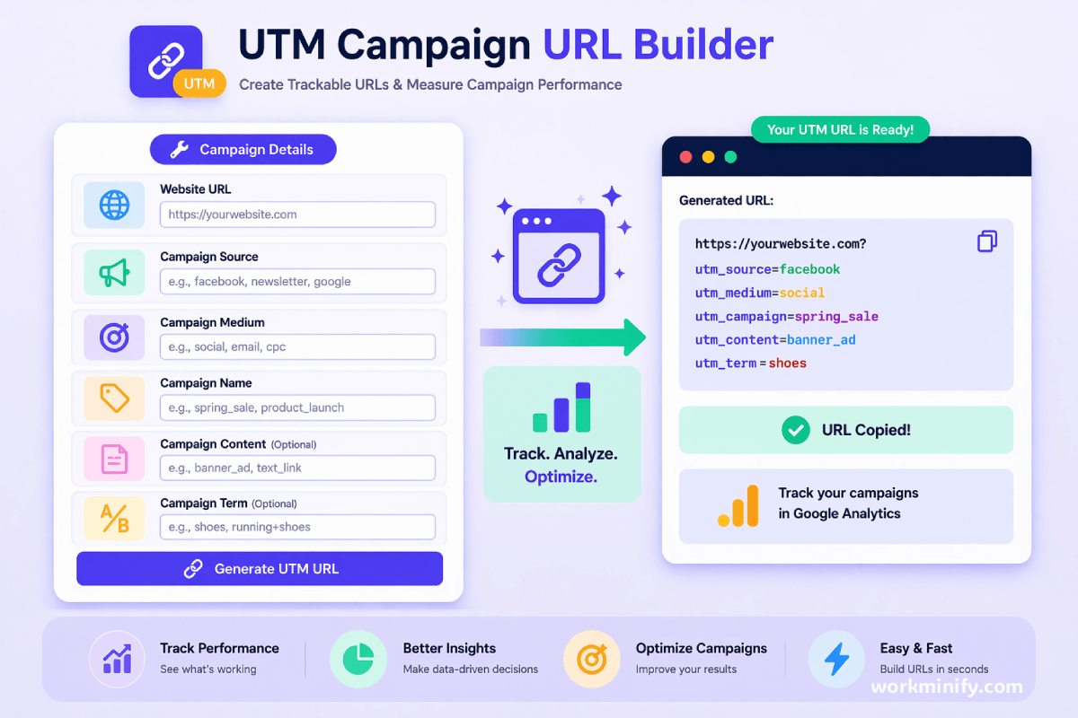 UTM Campaign URL Builder