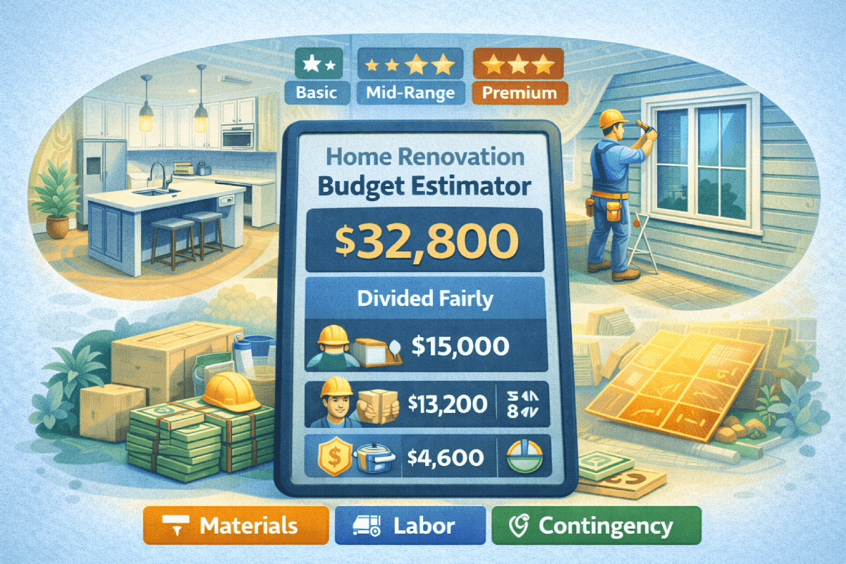 Home Renovation Budget Estimator