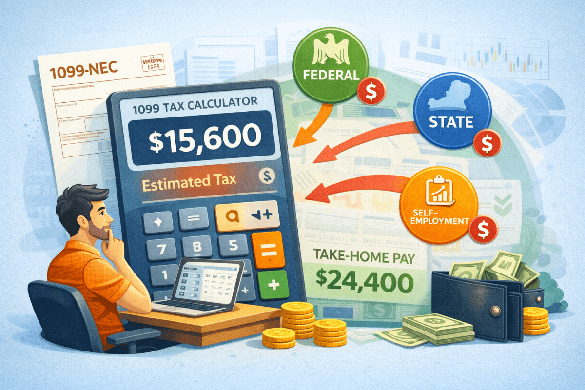 1099 Tax Calculator for US Freelancers