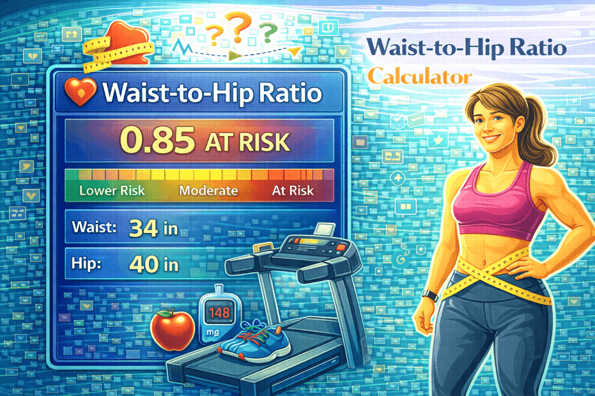 Waist-to-Hip Ratio Calculator